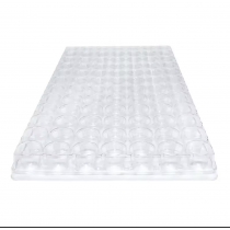 KHAY ƯƠM NHỰA TRONG 84 LỖ 